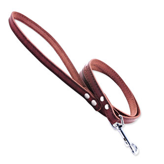 Vodítko TAMER kožené 1,4 / 175 cm hnědé