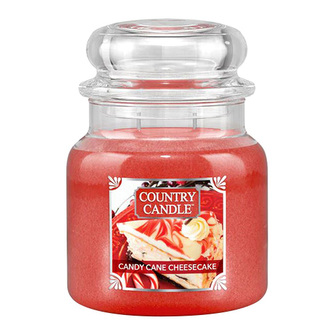 Svíčka ve skleněné dóze Country Candle, Tvarohový koláč z cukrové třtiny, 453 g