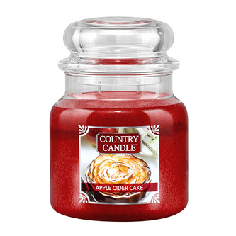 Svíčka ve skleněné dóze Country Candle, Jablečný dort, 453 g