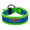 Obojek TAMER Softy - 4,3 x 50-56 cm - zelenomodrý