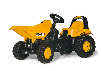 Šlapací traktor Rolly Kid Dumper JCB, žlutý