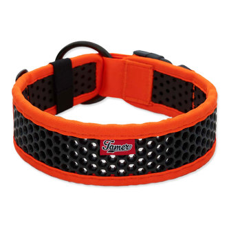 Obojek TAMER Softy - 5,1 x 55-61 cm - oranžovočerný