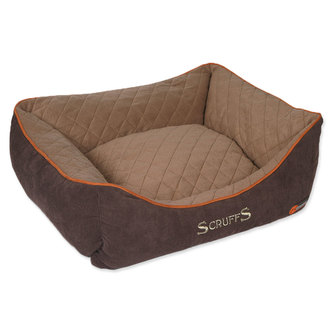 Pelíšek SCRUFFS Thermal Box Bed hnědý S