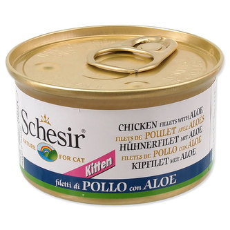 Konzerva SCHESIR Kitten kuřecí + aloe