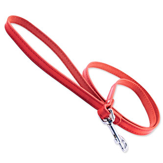 Vodítko TAMER kožené 1,4 / 115 cm červené