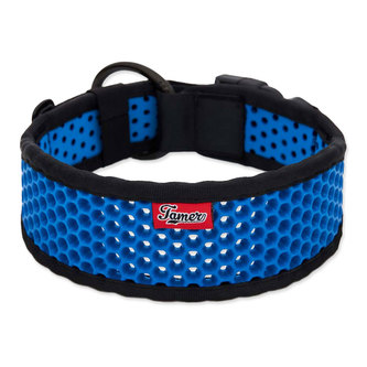 Obojek TAMER Softy - 6,3 x 55-61 cm - černomodrý