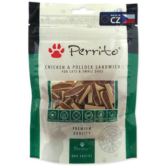 Pochoutka PERRITO Chicken & Pollock sandwich