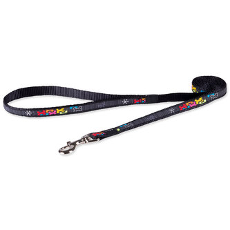 Vodítko ROGZ Fancy Dress Multi Bone M