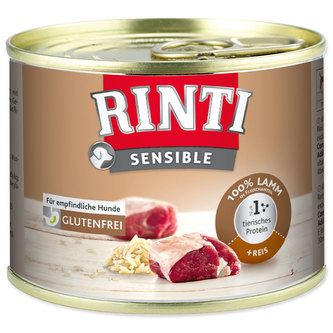 Konzerva RINTI Sensible jehně + rýže