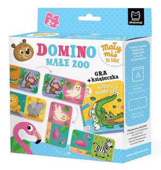 Domino Małe zoo Mały miś to lubi! Gra + książeczka, 3+