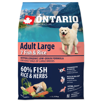 ONTARIO Dog Adult Large Fish & Rice