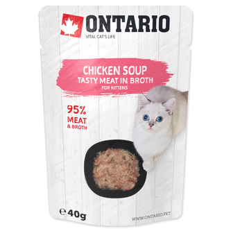 ONTARIO Kitten Soup Chicken, Carrot & Rice