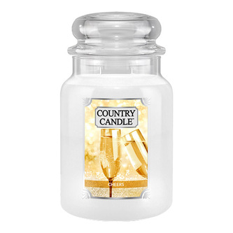 Svíčka ve skleněné dóze Country Candle, Na zdraví, 680 g