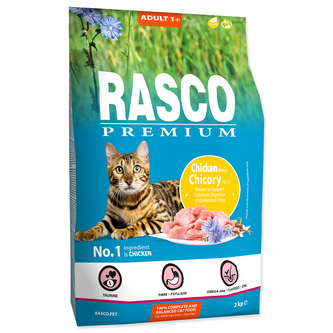 RASCO Premium Cat Kibbles Adult, Chicken, Chicori Root