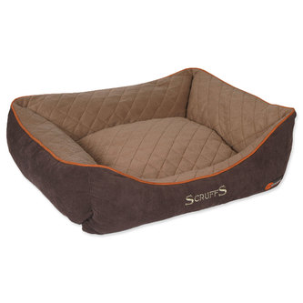 Pelíšek SCRUFFS Thermal Box Bed hnědý L