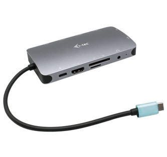 i-tec dokovací stanice USB-C Metal Nano Dock HDMI/VGA with LAN + Power Delivery 100 W + zdroj 77W