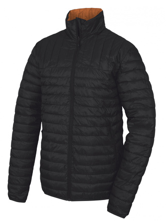 Pánská plněná oboustranná bunda Nodiq M černá / sv.červená - L