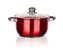 BANQUET Hrnec nerezový MAESTRO Red 20 cm, 3,2 l, s poklicí
