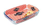 Pekáč OCuisine hranatý 35x22x5cm/2,6L, sklo