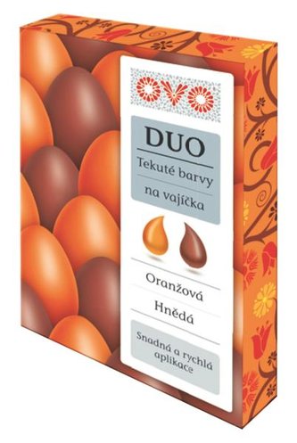 OVO TEKUTÉ BARVY DUO ORAN/HNĚDÁ á 20ML
