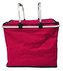 KOŠÍK NÁKUPNÍ  SKLÁDACÍ TERMO 47X26X39CM ČERVENÁ