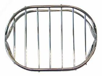 Podložka na mýdlo ovál drátěná 8,4 x 10,7 x 3,8 cm