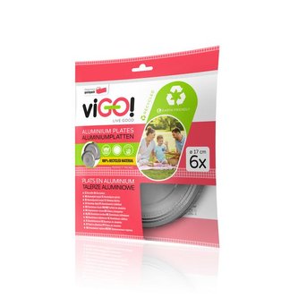 VIGO! TALÍŘ ALU ? 17CM, 6 KS