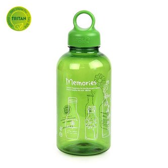 LÁHEV NA VODU "BISFREE LOOP" 530ML, ZELENÁ