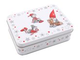 DÓZA NA CUKROVÍ 14X10X4,2CM VÁNOČNÍ MOTIV
