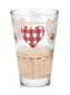 SKLENICE NADIA 310ML,VALENTINA DEKOR SRDCE