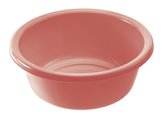 KULATÉ UMYVADLO 6L - PRŮMĚR 32CM - KORÁLOVĚ ČERVENÁ