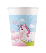 KELÍMKY PAPÍROVÉ JEDNOROŽEC 8 KS, 200 ML