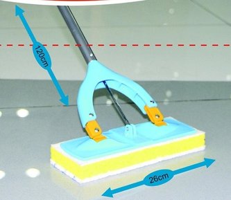 Mop BUTTERFLY s teleskopickou tyčí, 140 cm