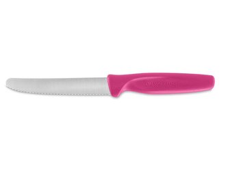 NŮŽ WÜSTHOF, VROUBKOVANÝ 10 CM, RŮŽOVÁ