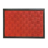 ROHOŽKA GUMA/PP ČERVENÁ 40x60CM