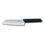 NŮŽ SANTOKU VICTORINOX, RÝHOVANÝ OKRAJ,17CM,ČERNÁ