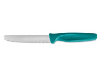 NŮŽ WÜSTHOF UNIVERZÁLNÍ, VROUBKOVANÝ 10CM,MODROZEL