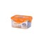 DÓZA NA POTRAVINY 470ML/13,5X10,2X6,8CM, ORANŽOVÁ