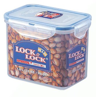 Dóza na potraviny LOCK,  objem 1 l,  10 x 14, 5 x 11, 6 cm