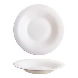 TALÍŘ POLÉVKOVÝ "ELBA", OPÁLOVÉ SKLO, 24CM