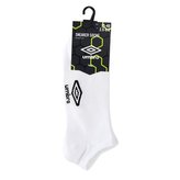 PONOŽKY SPORTOVNÍ UMBRO 3 PÁRY, BÍLÉ 35-40