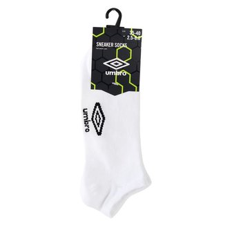 PONOŽKY SPORTOVNÍ UMBRO 3 PÁRY, BÍLÉ 35-40