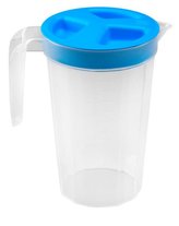 ODMĚRKA S VÍKEM 1,1 L, PLAST, 12,5X19 CM
