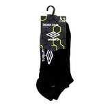PONOŽKY SPORTOVNÍ UMBRO 3 PÁRY, ČERNÉ 35-40