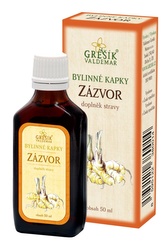 Grešík Zázvor kapky 50 ml