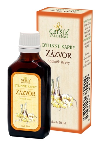 Grešík Zázvor kapky 50 ml