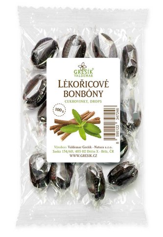 Grešík Lékořicové bonbóny 100 g