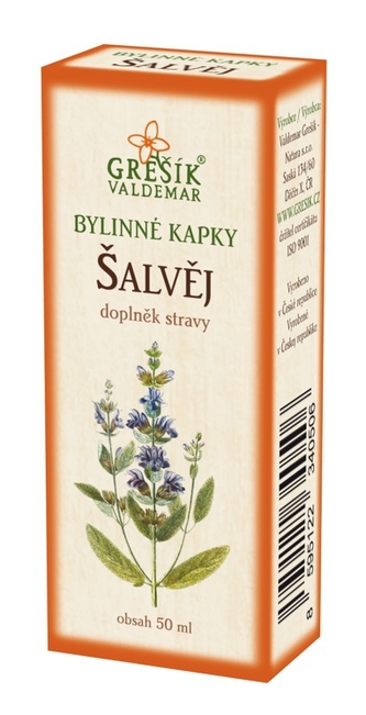 Grešík Šalvěj kapky 50 ml