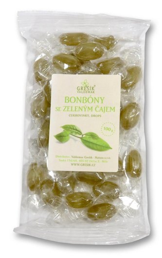 Grešík Bonbóny Se zeleným čajem 100 g