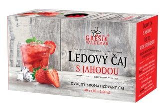 Grešík Ledový čaj s jahodou 20 x 2,0 g